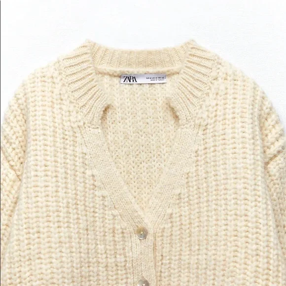 *SOLD*Zara knit jacket - Picture 8 of 9